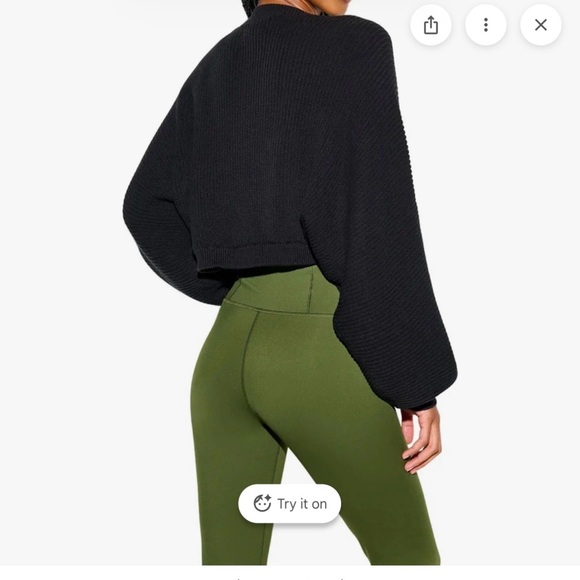 NWT Spiritual Gangster Black Vera Studio Shrug - Picture 4 of 5